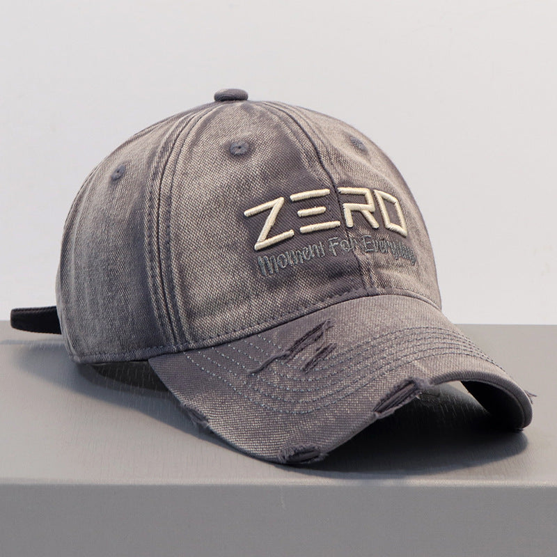 Men's Distressed Cotton Baseball Cap Stornfield 1784270076