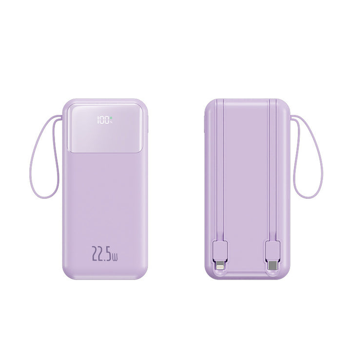 Portable power bank with additional wrist strap and smart LED display Stornfield
