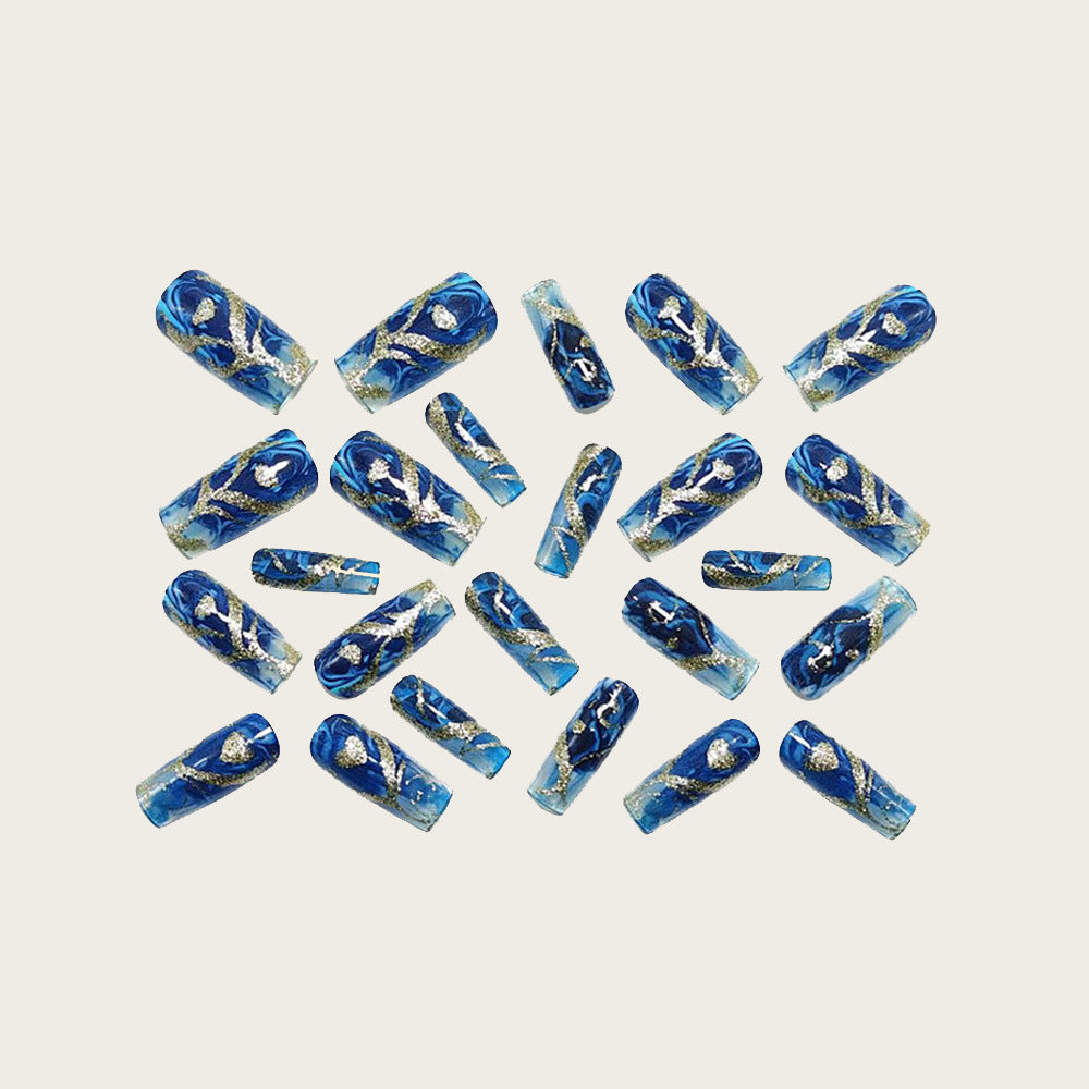 Nail art in maritime elegance design Stornfield