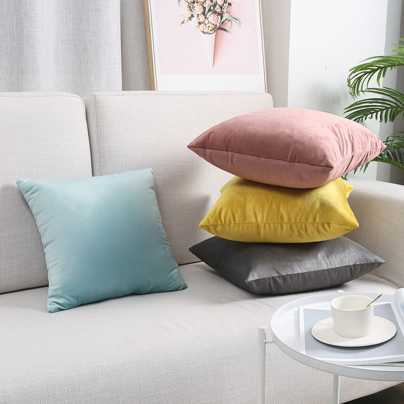 Luxe Velvet Square Cushion Cover with Concealed Zipper