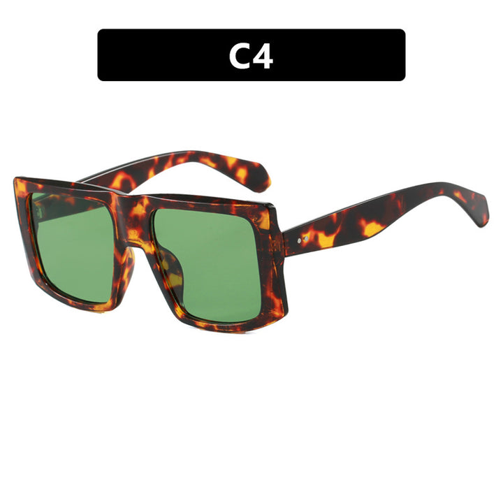 Women's square sunglasses with robust plastic frame and protective UV filter Stornfield