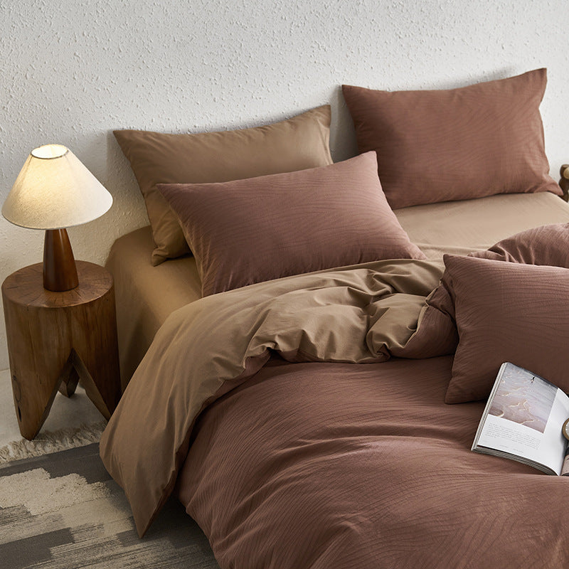 Textured Luxury Duvet Cover Set