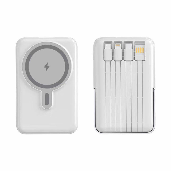 Portable Power Bank with Integrated Cable Compartment by Stornfield