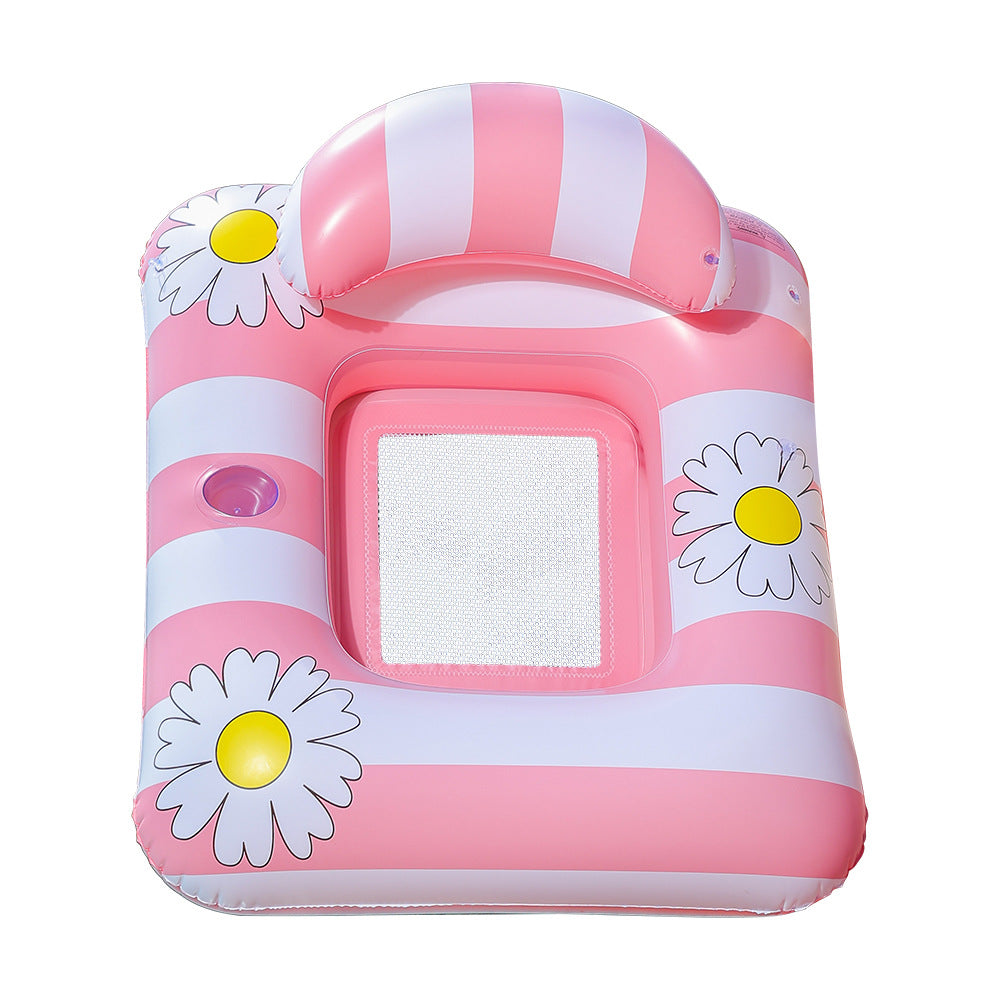 Women's Inflatable Lounger with Flower Design Stornfield