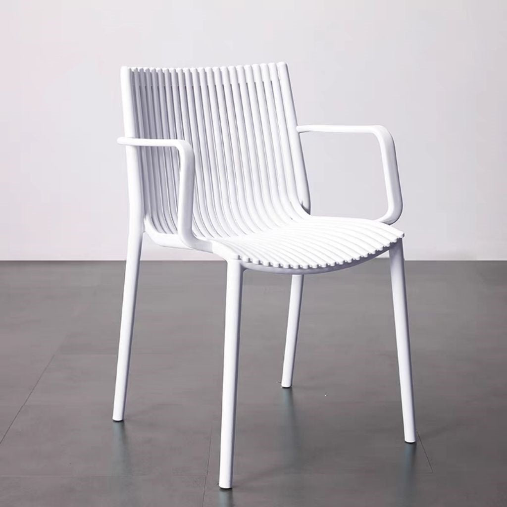 Contemporary Slatted Dining Chair Stornfield