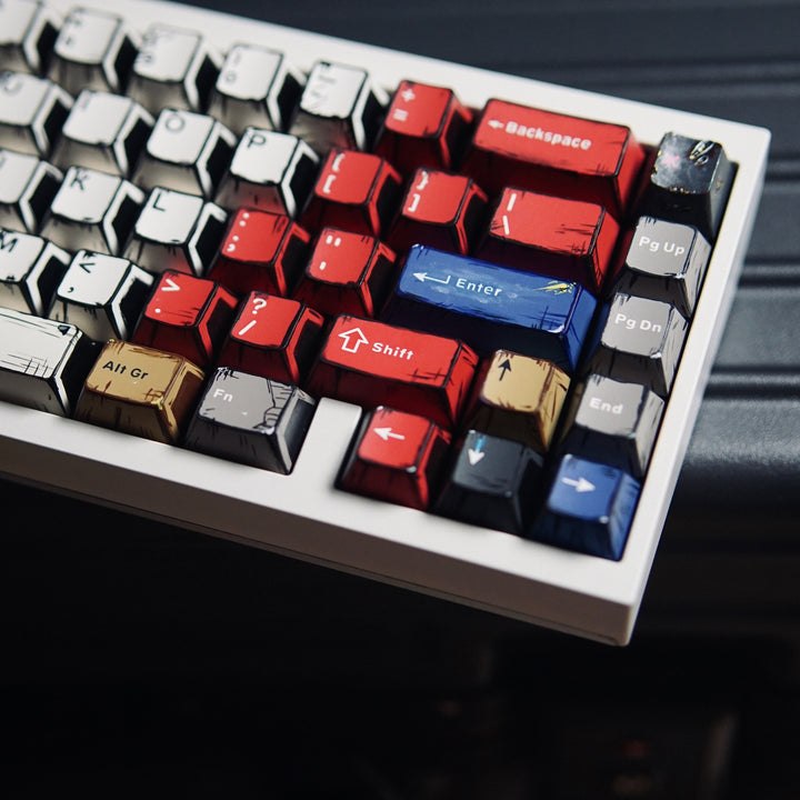 Retro-Themed Custom Mechanical Keyboard Stornfield
