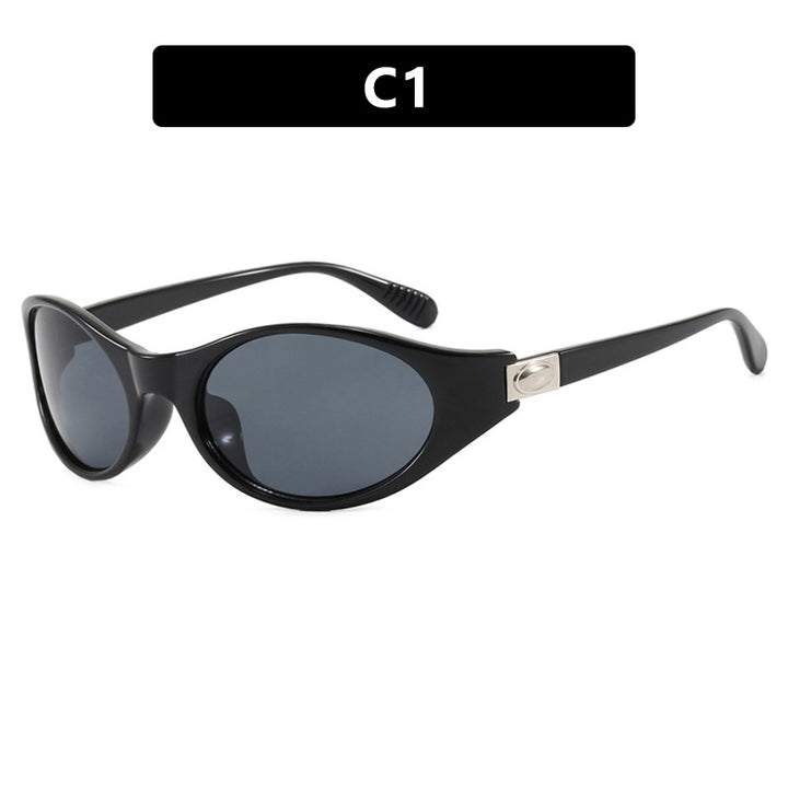 Ladies stylish sunglasses in elegant oval design with protective UV filter Stornfield