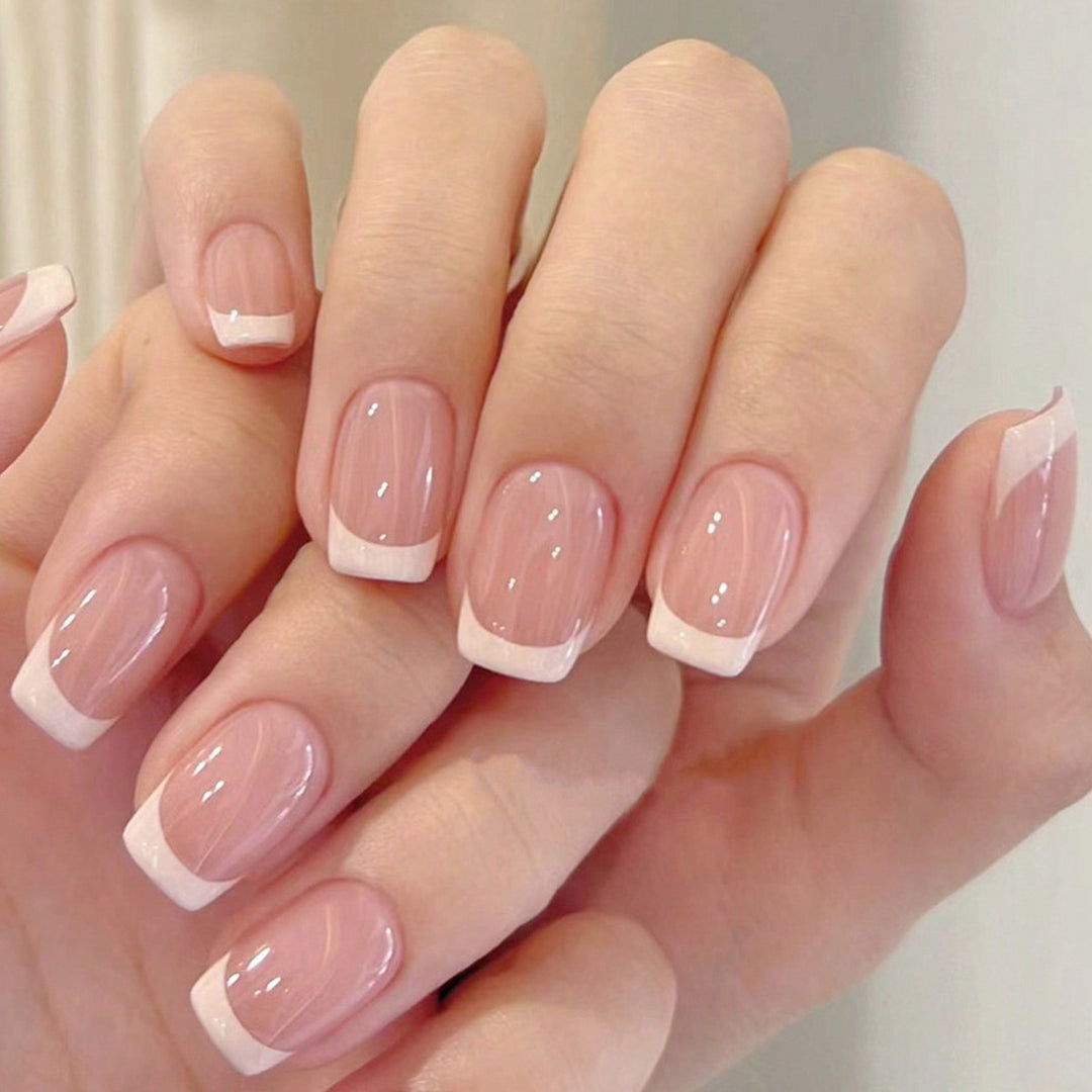 French Tip Acrylic Nail Set Stornfield