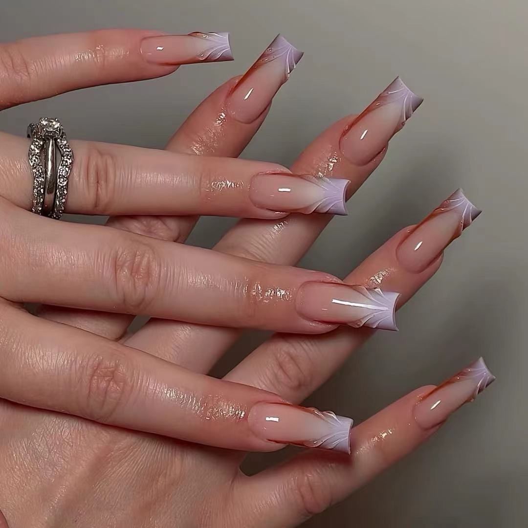 Elegant Sculpted Press-On Nail Extensions Stornfield