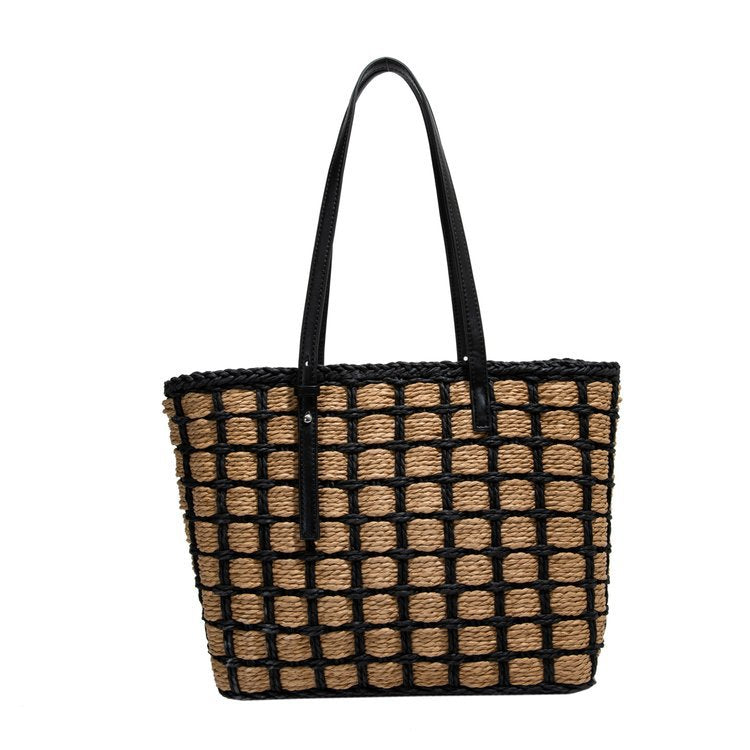 Spacious handbag with woven design Stornfield