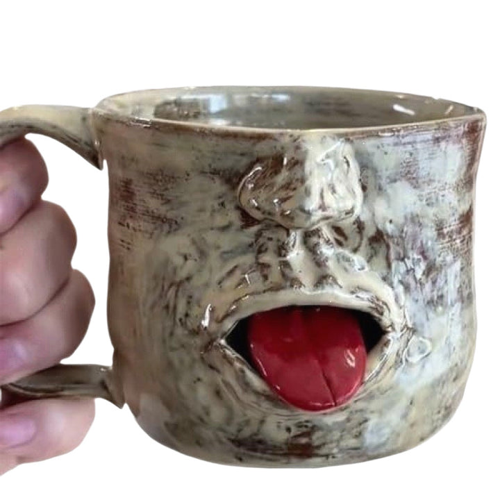 Funny coffee mug in face design Stornfield