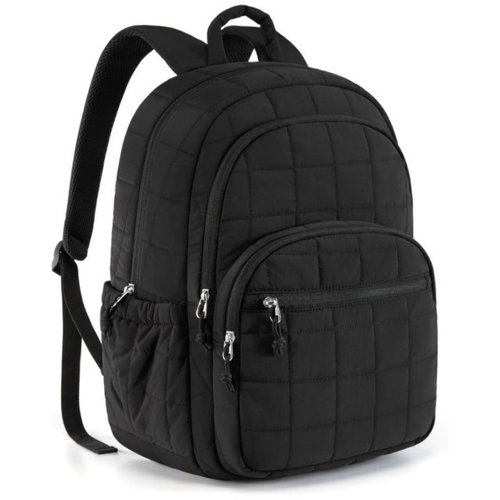 Fashionable backpack with padded interior and multiple compartments Stornfield