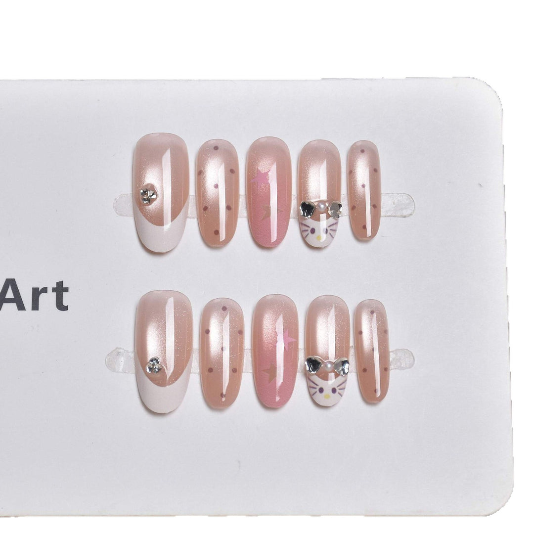 Artistic Press-On Nail Extensions Stornfield