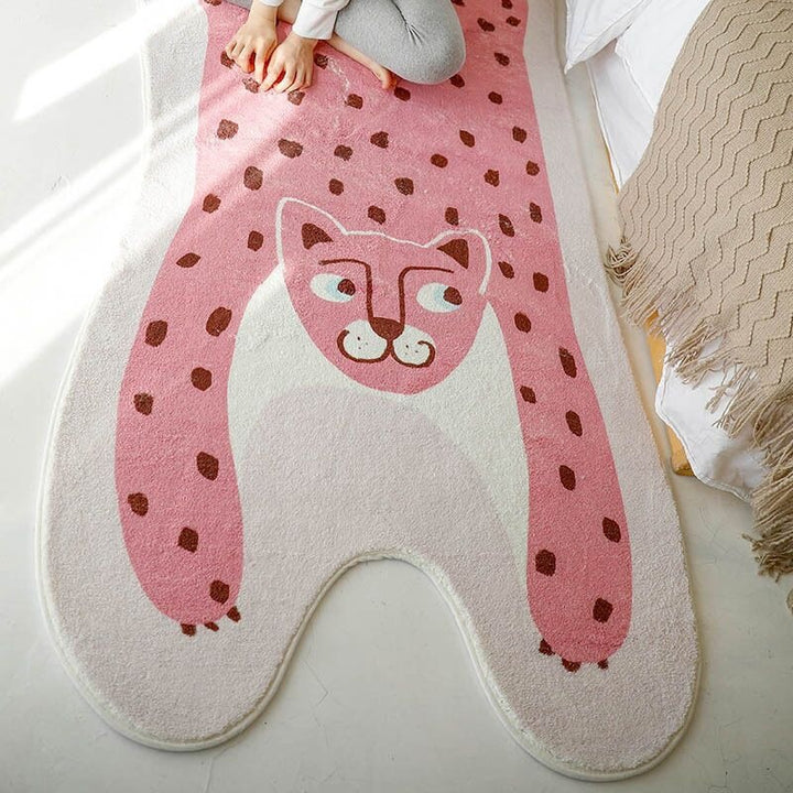 Cute Animal-Themed Bath Mat for Bathroom Floor