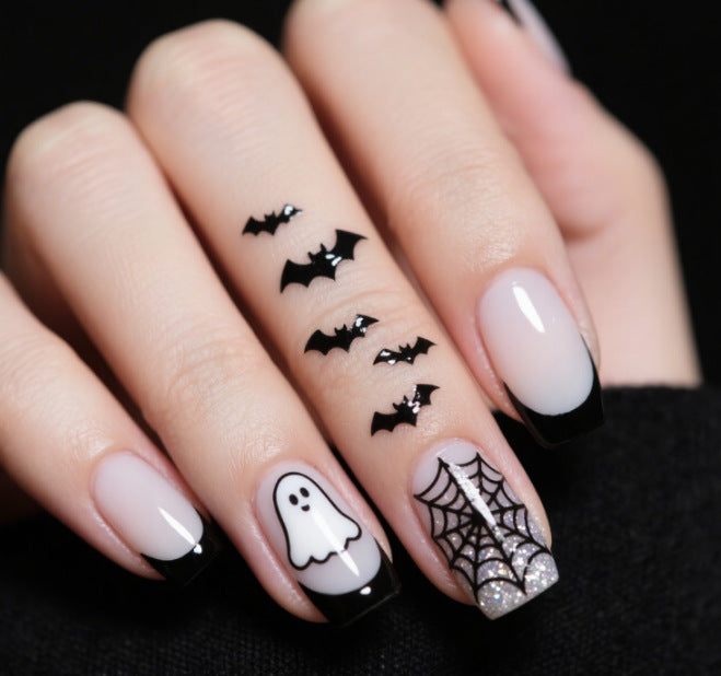 Artistic Halloween Themed Nail Art Stornfield