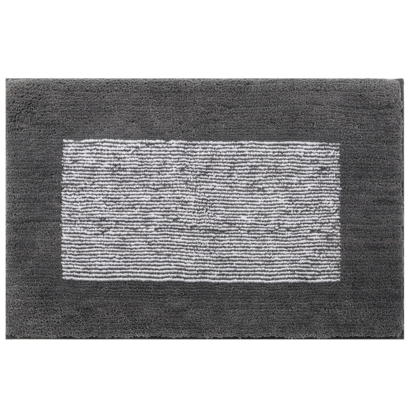 Textured Plush Bathroom Rug