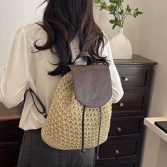 Handcrafted backpack bag made of natural material Stornfield