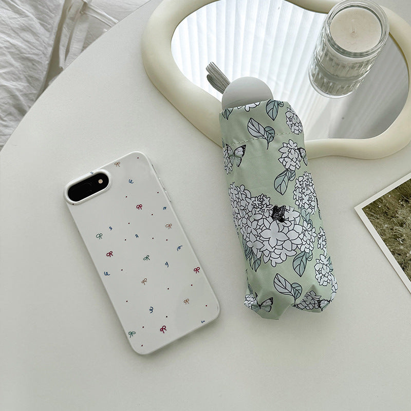 Women's Folding Umbrella with Innovative Floral Design Stornfield