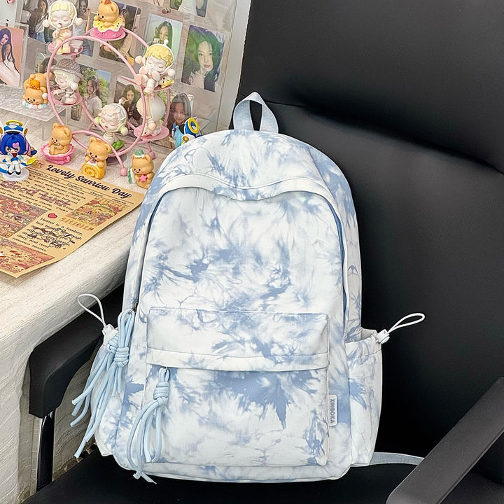Trendy Tie-Dye Patterned Backpack Stornfield