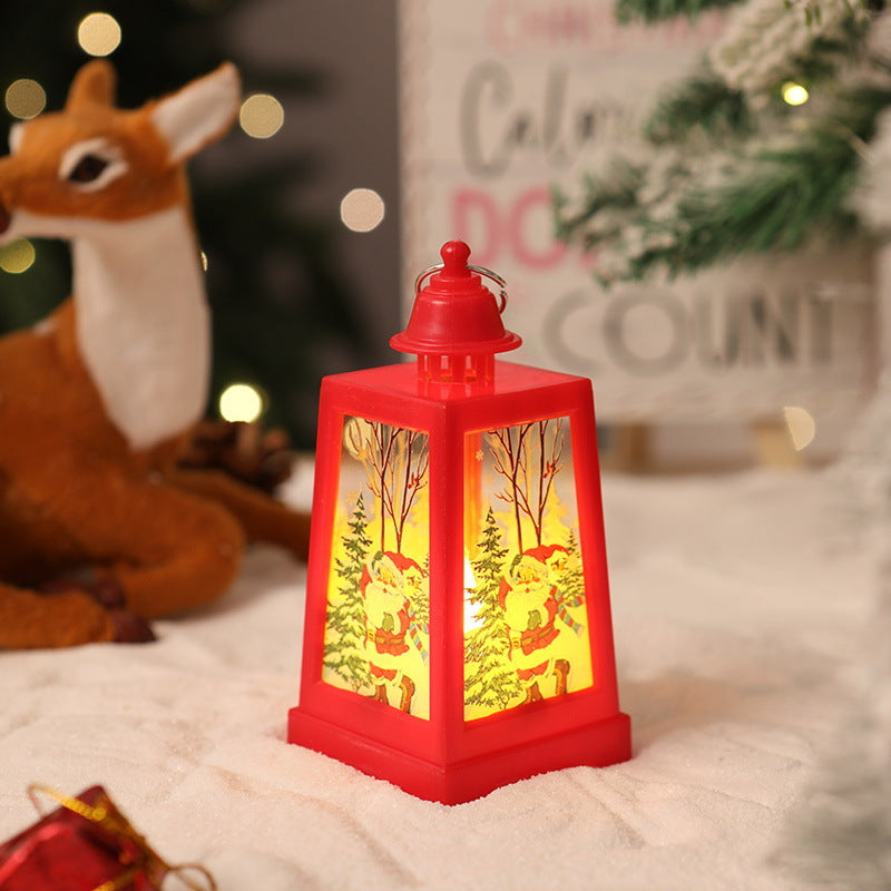 Decorative Christmas lantern with winter motifs Stornfield