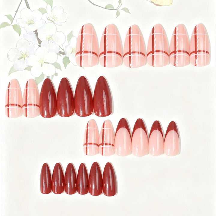 Elegant Glossy Nail Tips Set Stornfield