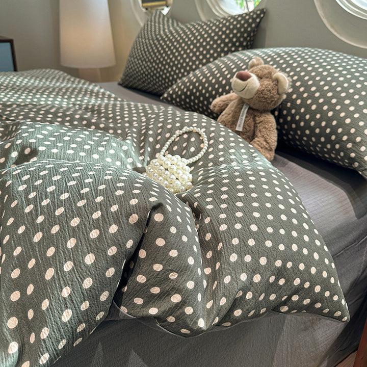 Striped Soft Cotton Bedding Set
