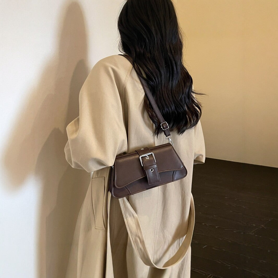 Elegant Vegan Leather Crossbody Bag