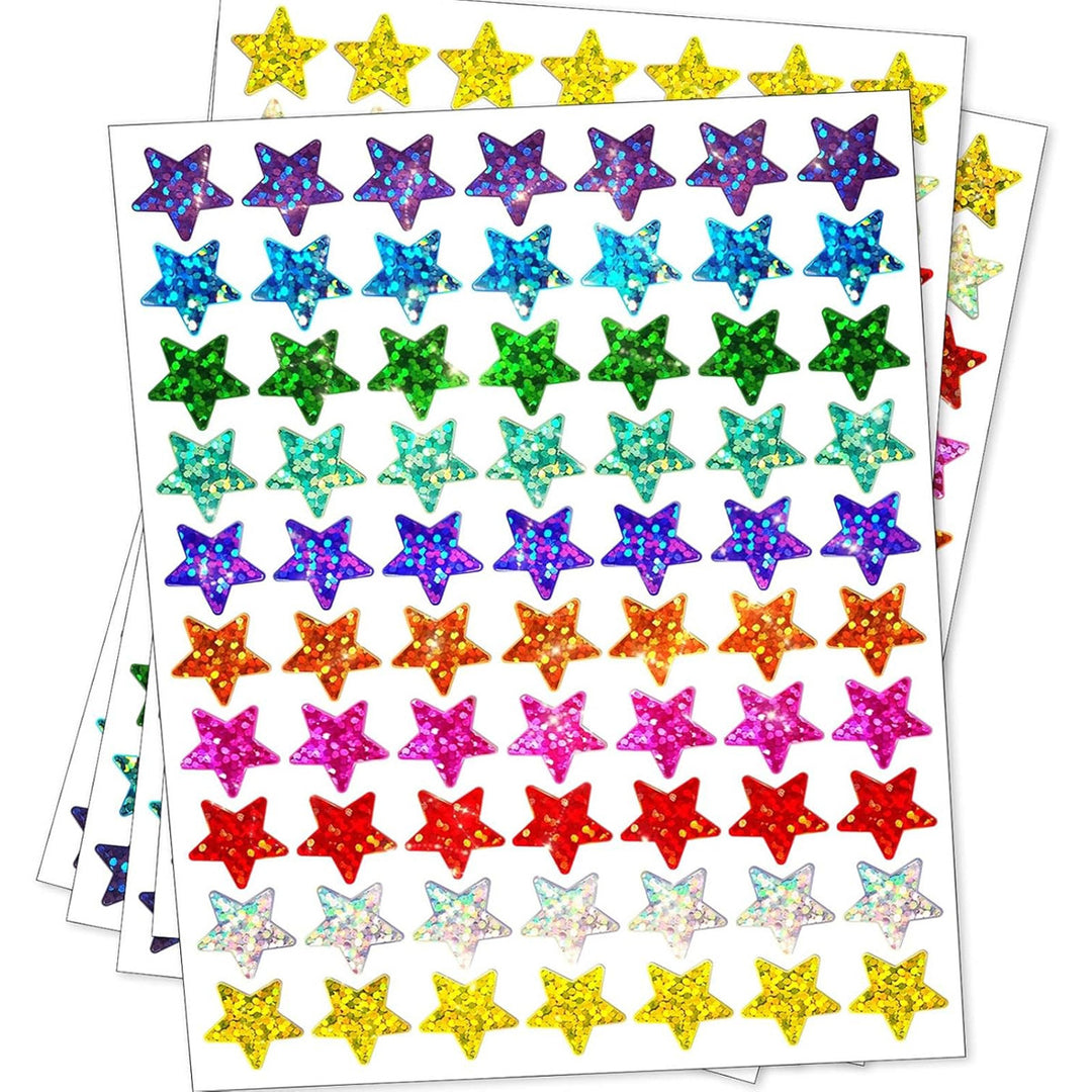Glittery Star Decorative Stickers Stornfield