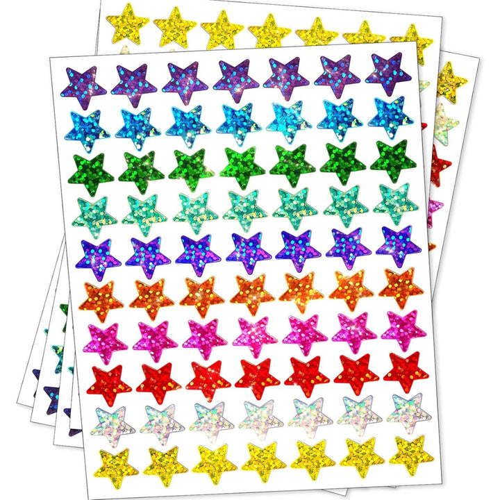 Glittery Star Decorative Stickers Stornfield