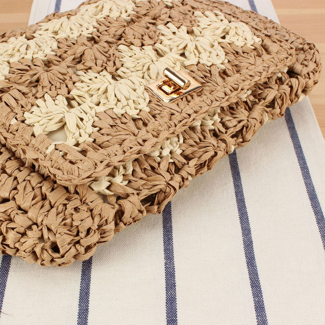 Handbag in Braided Flower Pattern Stornfield