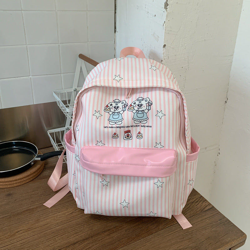 Backpack with Colorful Animal Design and Practical Compartments Stornfield