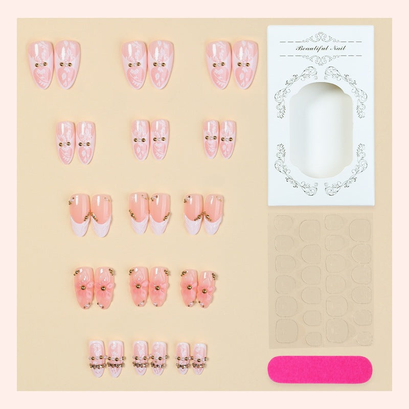 Glamorous 3D Art Nails with Floral Accents Stornfield