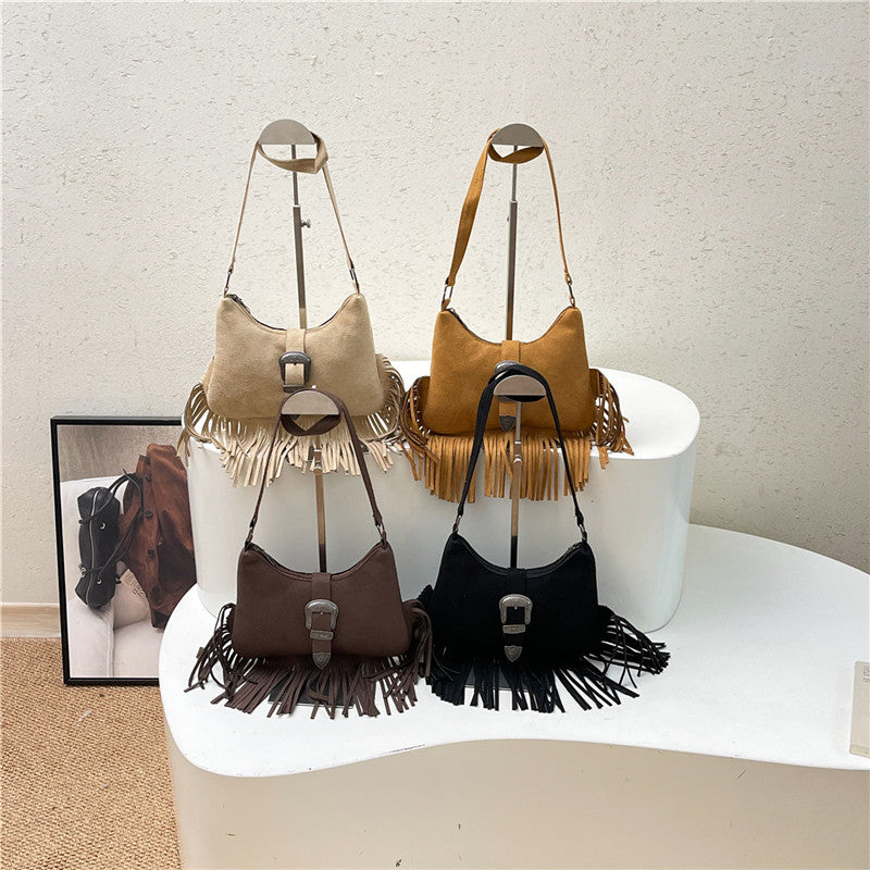 Bohemian Fringe Shoulder Bag