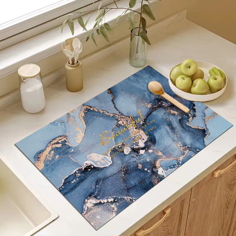 Abstract Geometric Kitchen Mat Stornfield