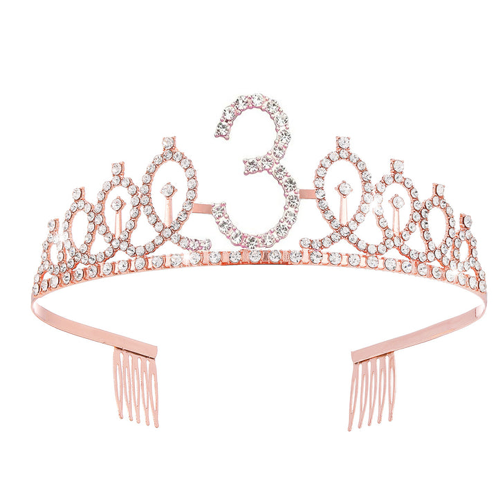 Women's Crystal-Embellished Tiara with Elegant Design Stornfield
