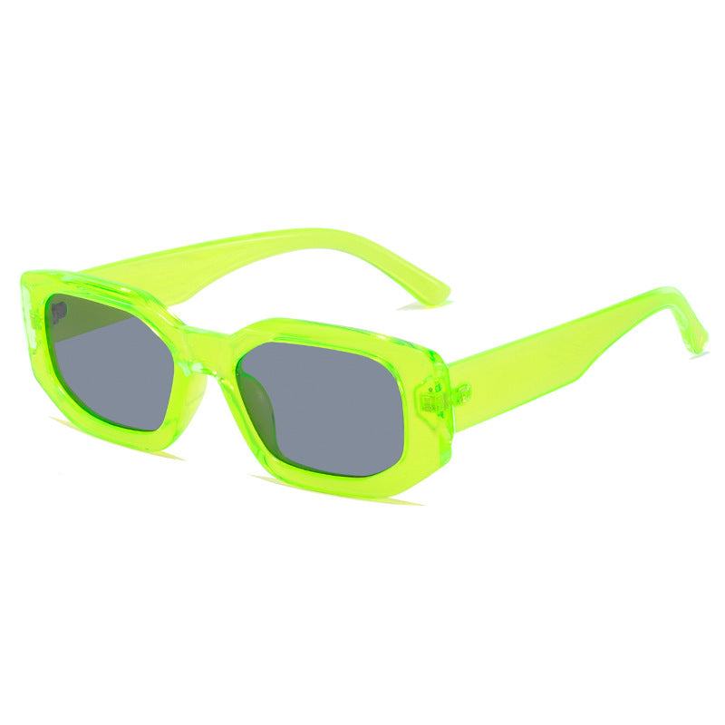 Ladies' fashionable square sunglasses with distinctive Stornfield frame