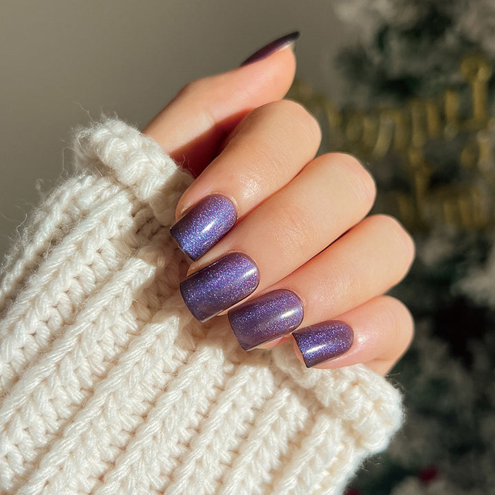 Glamorous nail extensions with glitter effect Stornfield