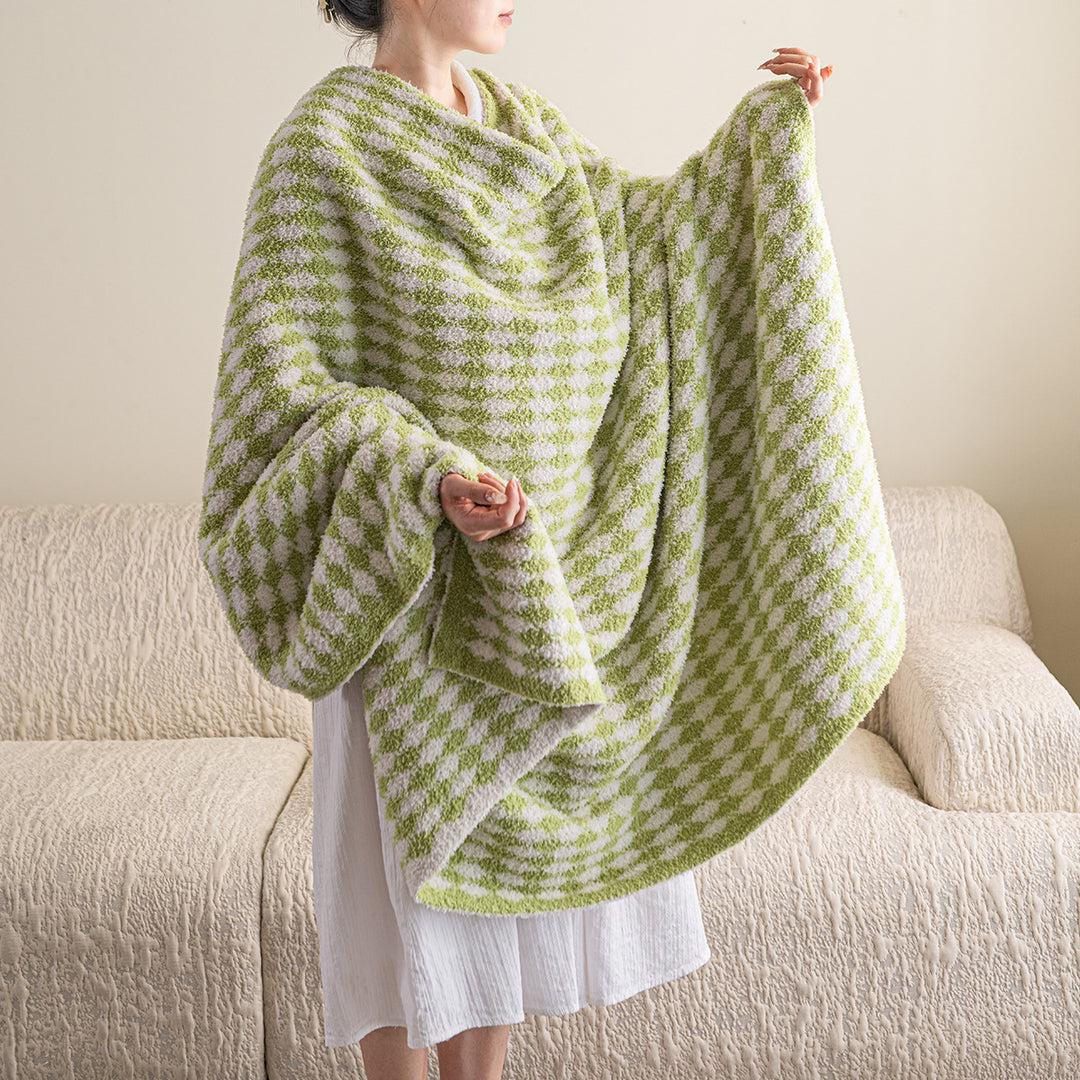 Soft Textured Throw Blanket