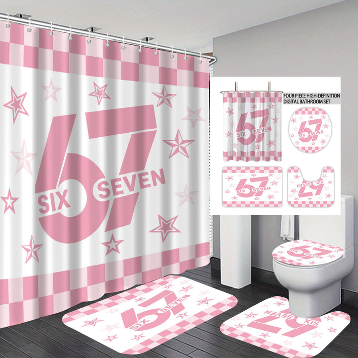 Colorful Dessert-Themed Bathroom Set Stornfield