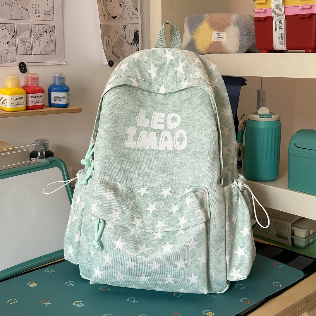 Fun Starry Patterned Backpack Stornfield