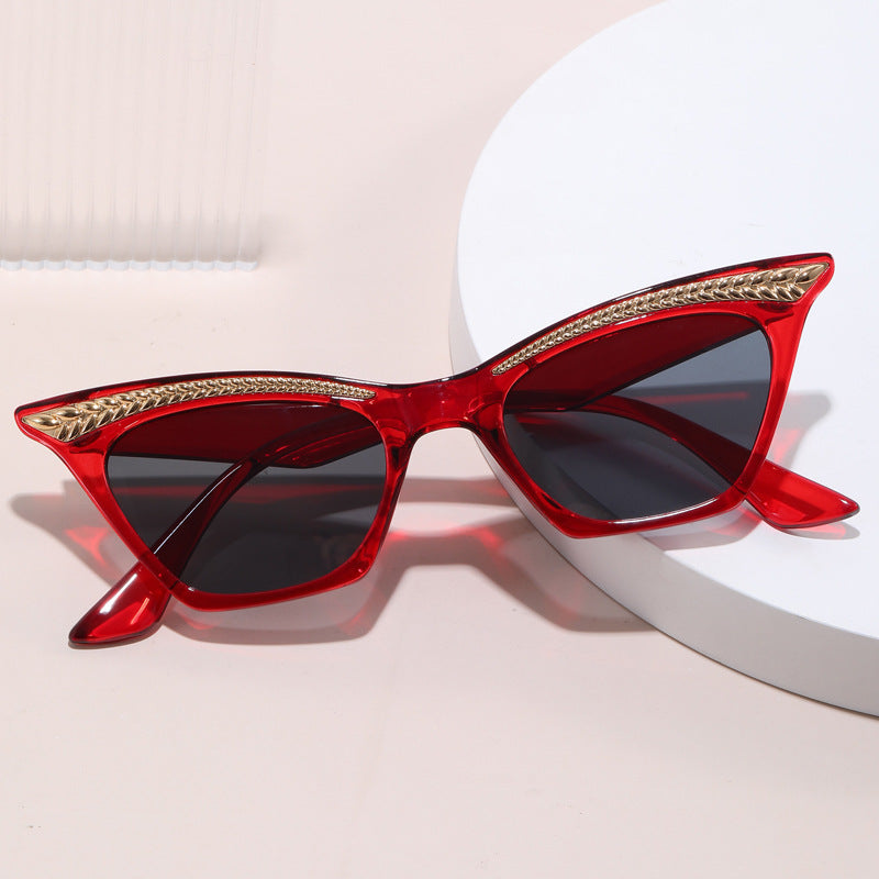 Ladies Cat-Eye Sunglasses with Luxurious Detail Stornfield