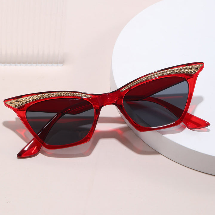 Ladies Cat-Eye Sunglasses with Luxurious Detail Stornfield