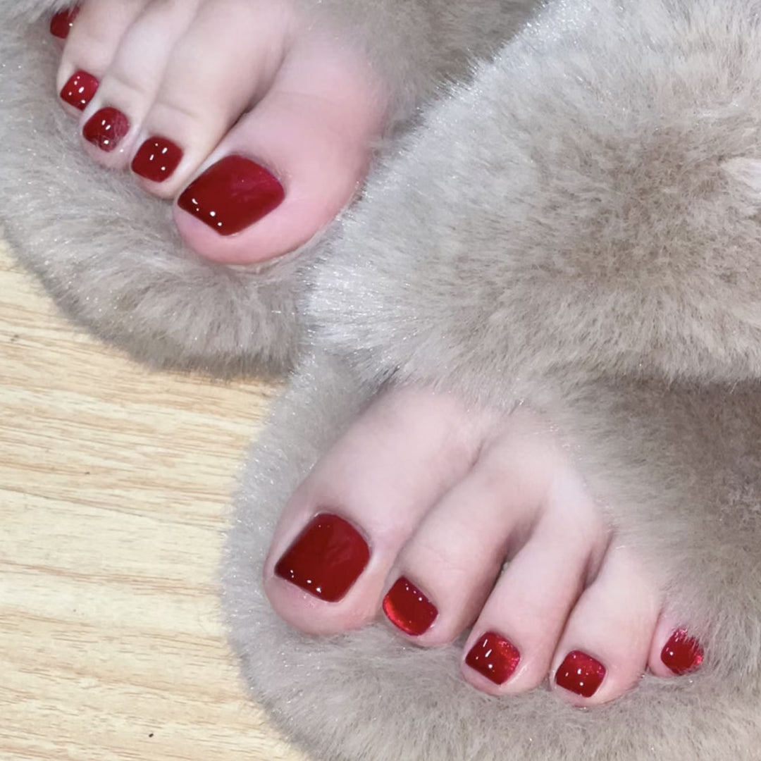 Plush Fur-Trim Slippers Stornfield