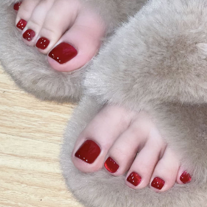 Plush Fur-Trim Slippers Stornfield