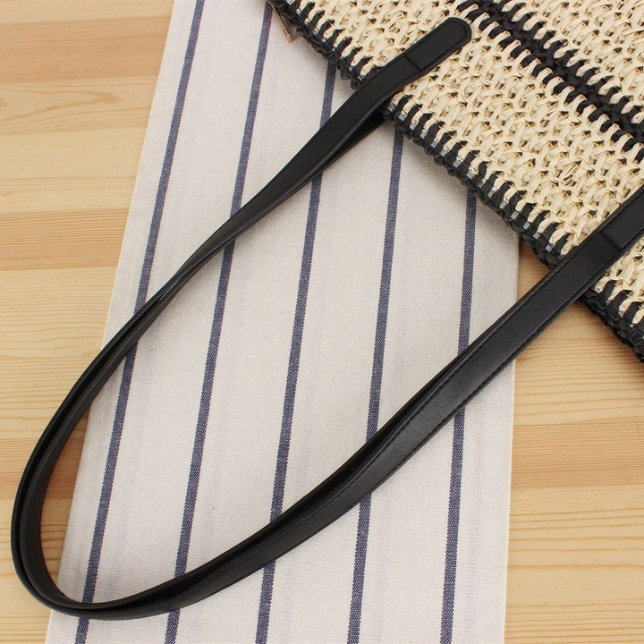 Elegant beach bag with modern stripes Stornfield