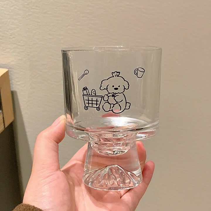 Drinking glass with lovingly designed animal motifs Stornfield