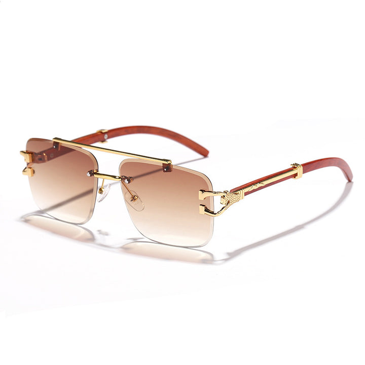 Women's stylish square sunglasses with luxurious metal frame Stornfield