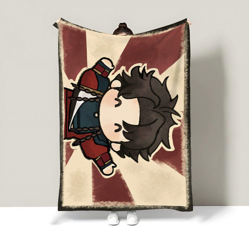 Artistic Character Throw Blanket