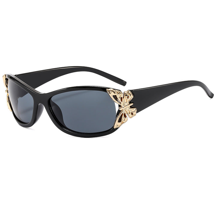 Fashion-Forward Butterfly-Embellished Sunglasses Stornfield