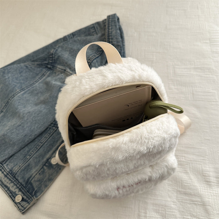 Plush backpack with playful design Stornfield